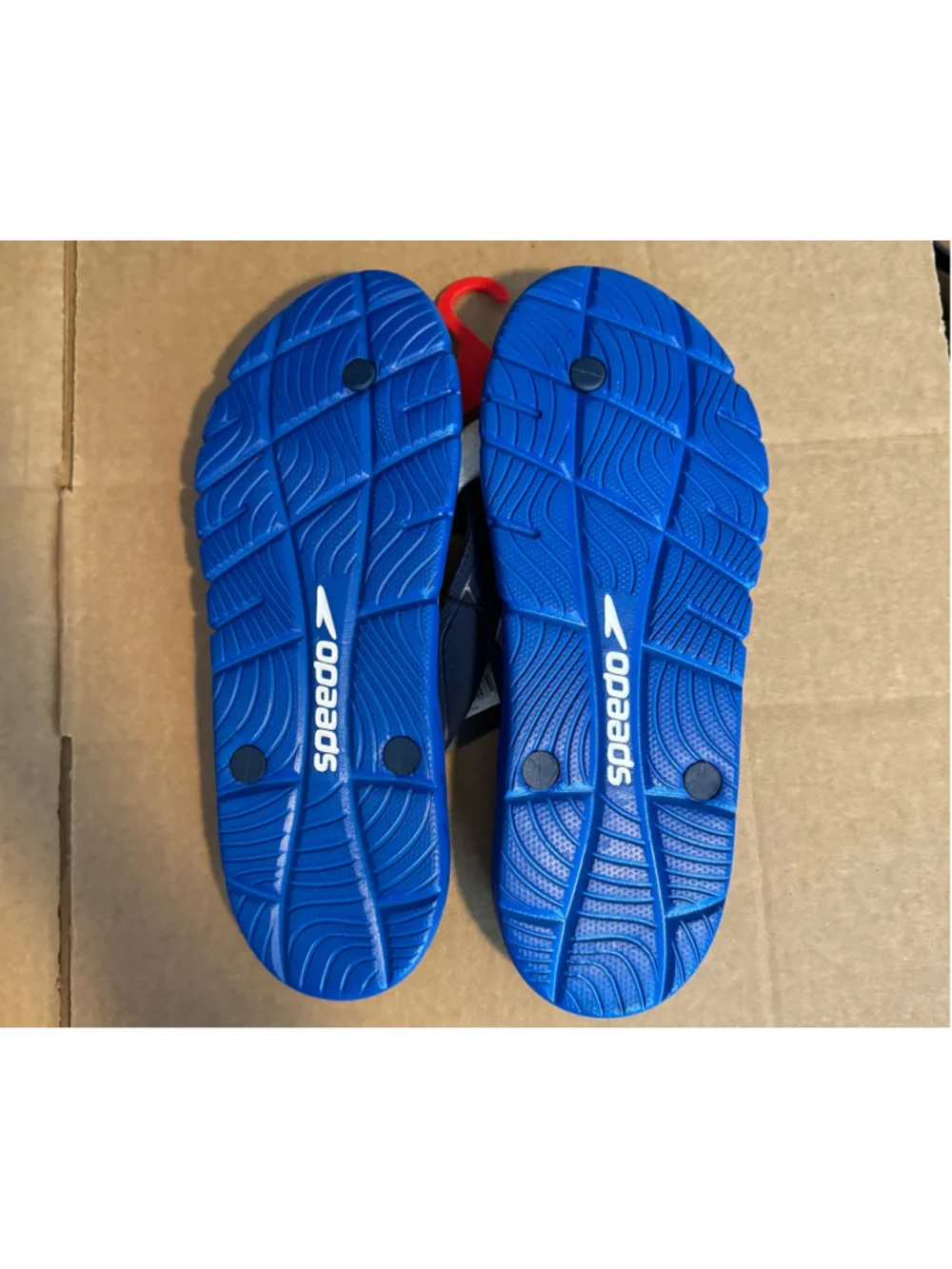 Men's Speedo On Deck Flip Flop Sandals Blue Size 12